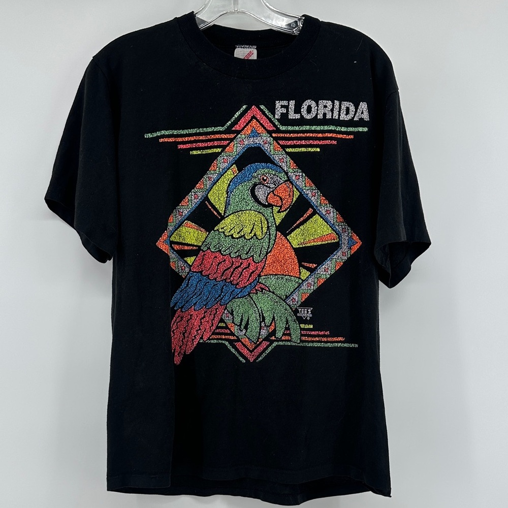 Vintage Jerzees Single Stitch Tees Unlimited Florida Tee Design Men’s Large 90s